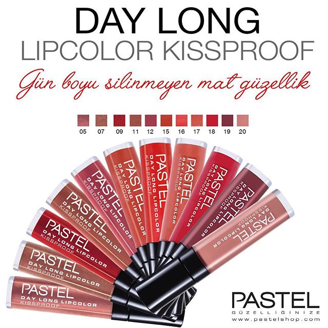 Pastel Day Long Lipcolor Renkleri
